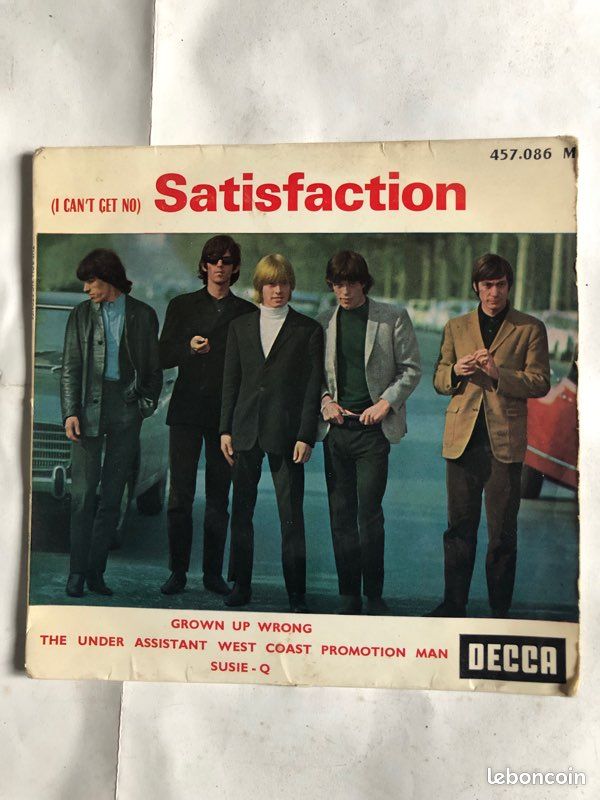 Disque . 45 t Rolling Stone. Satisfaction (image 1)