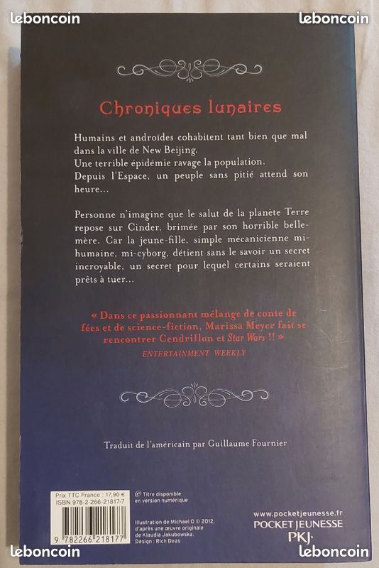 Livre Cinder Grand format de Marissa Meyer (image 2)