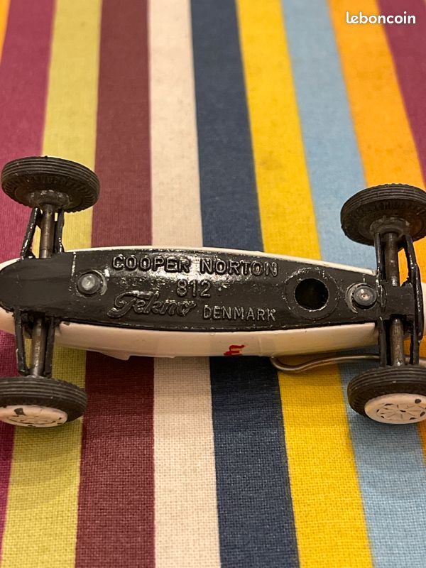 Voiturette Tekno 812 NORTON MIDGET CAR Blanche Made in Danemark (image 3)
