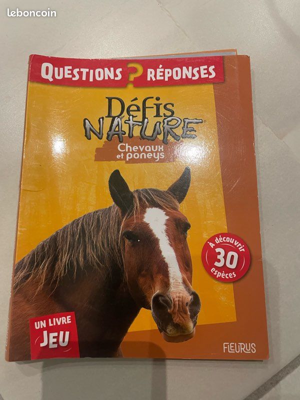 Livre Défi nature ; chevaux et poneys (image 1)