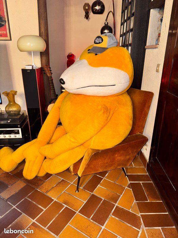Peluche Mr Oizo Flat Eric – Pub Levi’s Vintage – 30cm Année 1991