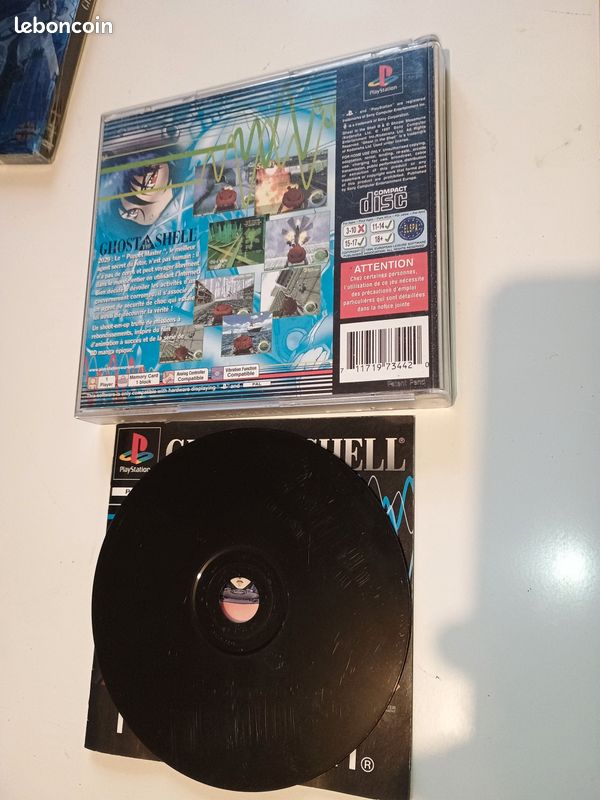 Jeu Ghost In The Shell Sur PlayStation 1 – Complet, Jaquette Française, Bon état