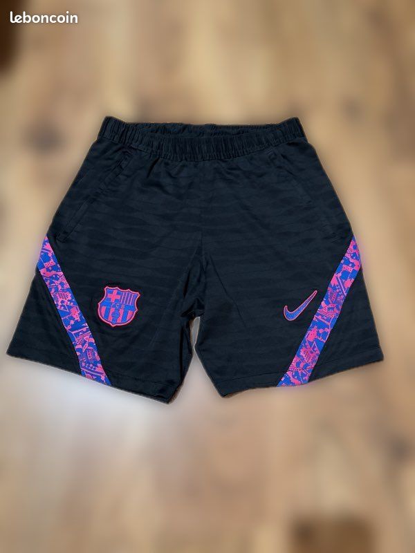 Short De Foot Homme FC Barcelone - Nike - Taille L - Bleu - Occasion