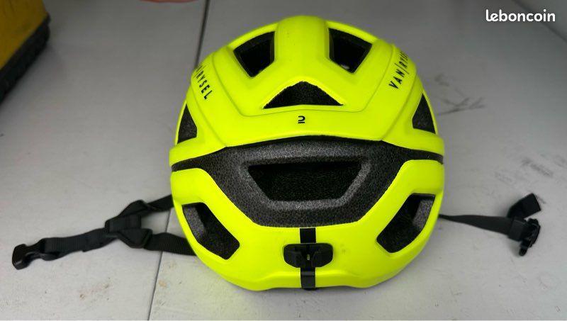 Casque velo route roadr 500 jaune fluo Équipements vélos