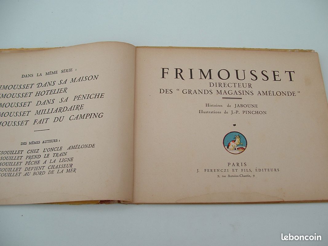 BD Frimousset directeur des Grands Magasins Amelonde (image 2)