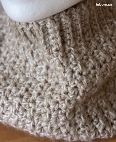 Snood tour de cou au crochet Accessoires Bagagerie