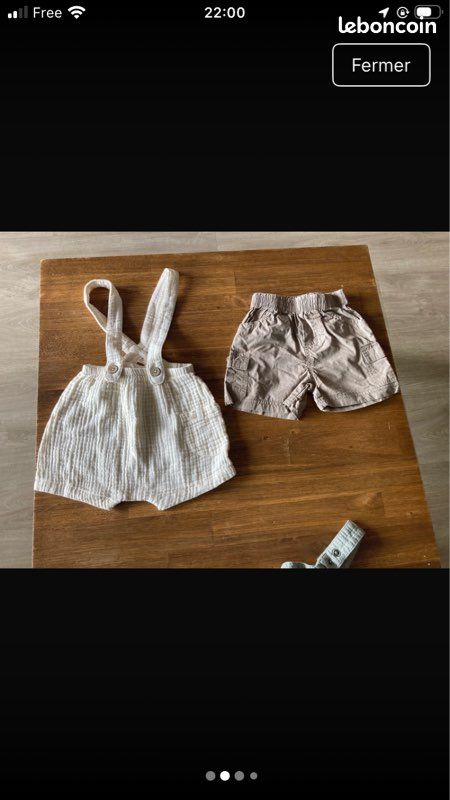 Lot de 4 vêtements bébé garçon - 6 mois (image 5)