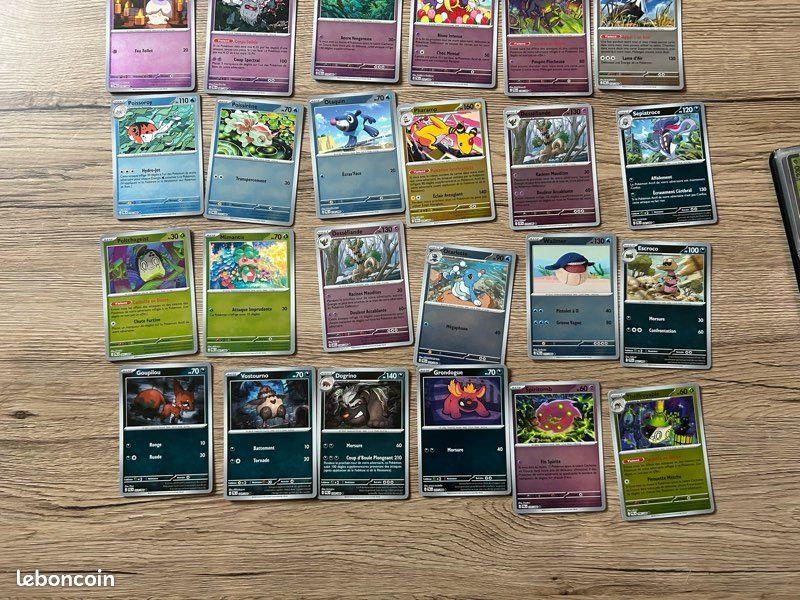 Lot de cartes reverses Pokémon (image 4)