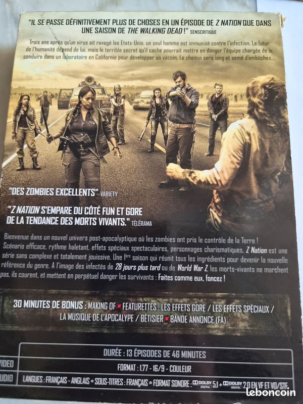 Coffret dvd z nation saison 1
4 dvd
Zombies (image 2)