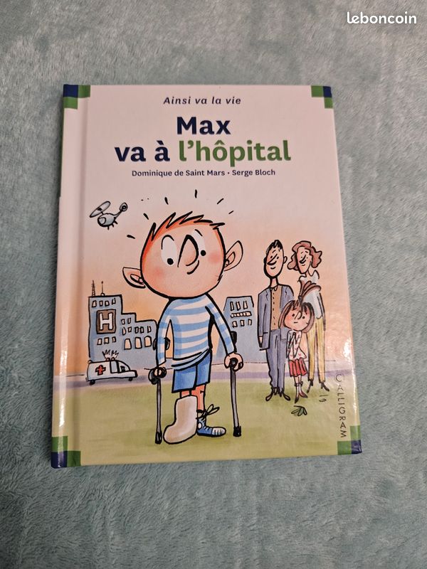 Livre Max va à l'hôpital Tome 10 NEUF Jamais lu (image 1)