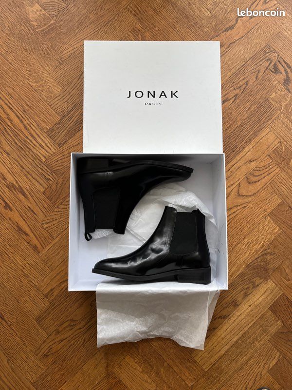 Bottines Jonak Chaussures Jonak Paris Bottines Noires En Cuir
