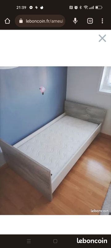 Lit bébé évolutif 70 X 140 - Sauthon (image 1)