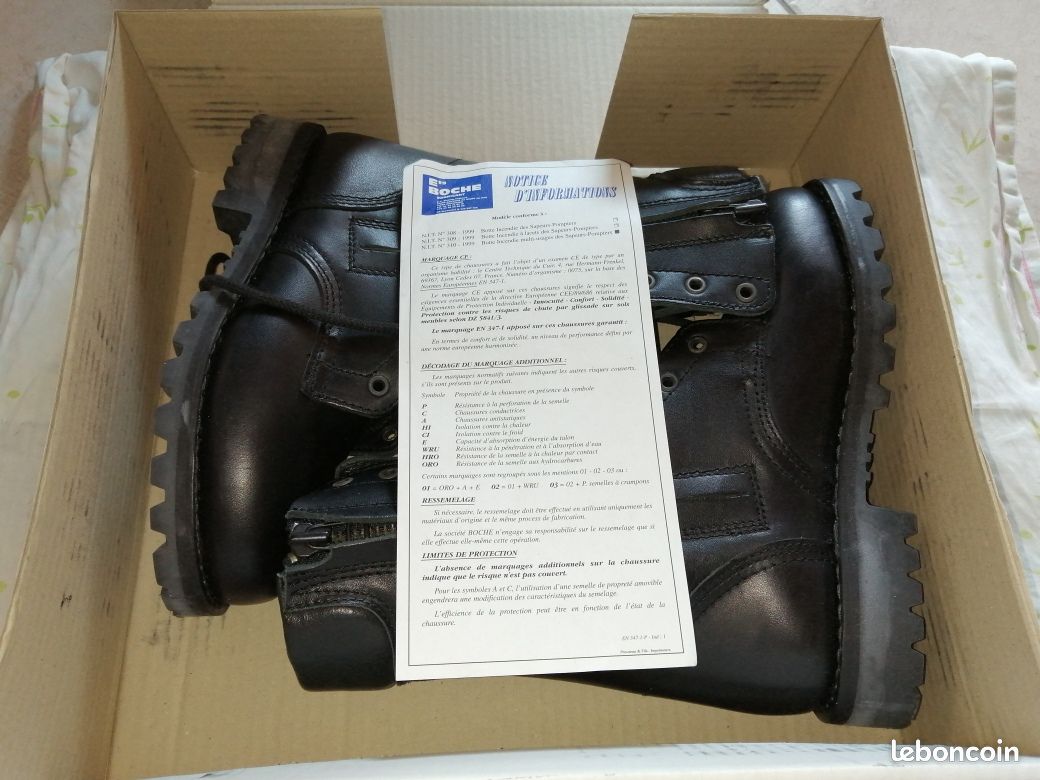 Rangers de pompier BOCHE taille 39 (image 19)