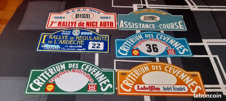 Plaque Rallye Vintage – 32ème Tour De Corse (années 80) – Collection Auto