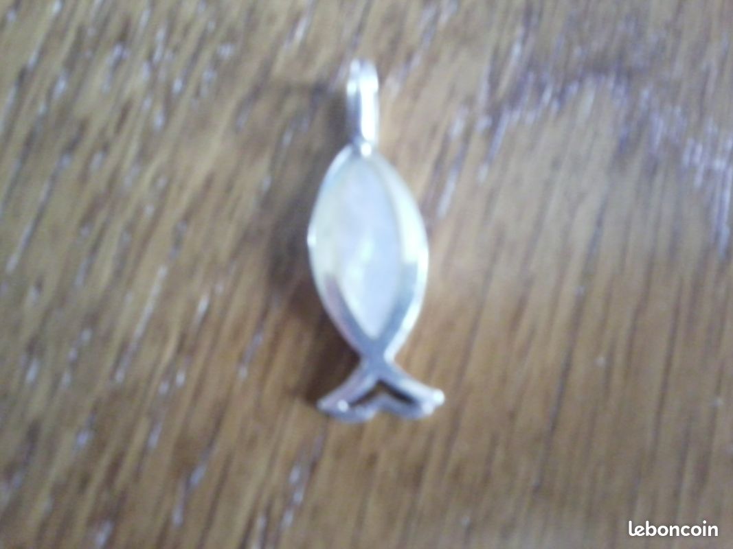 Pendentif argent +nacre (image 2)