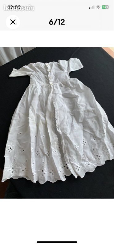Robe de poupée ancienne Jumeau, Rabery , Steiner, Sfbj/4019PO8+M (image 7)
