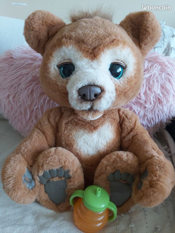 Ours Interactif Cubby – FurReal Hasbro, Peluche électronique, Occasion