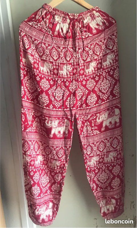 Pantalon multipoches uni avec ceinture élastiquée - Kaki - Grandes