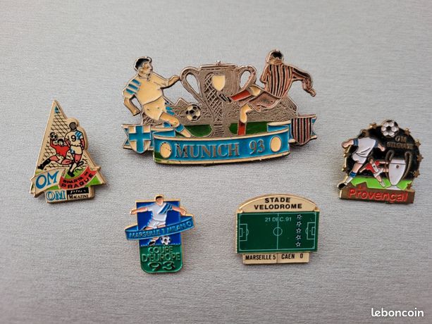 RARE PINS FOOTBALL SOCCER CLUB OM O.M MARSEILLE LE PROVENCAL