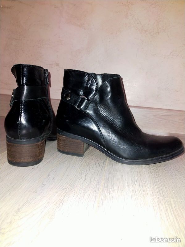 Bottines pointues noires (image 5)