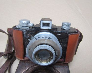 Ancien appareil photo SEM Synchro Compur - Ressourcerie Histoires Sans Fin