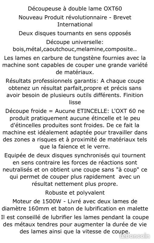Découpeuse Double Lame (image 2)