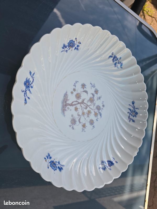 Plat creux série Arbre de Vie porcelaine vintage Haviland Limoges (image 1)