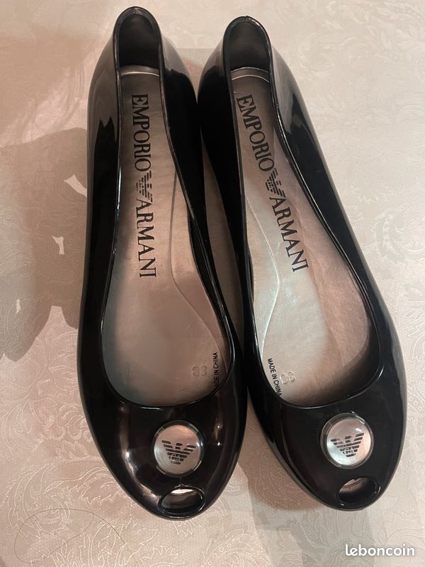 Ballerine Emporio Armani noir femme taille 38 Chaussure