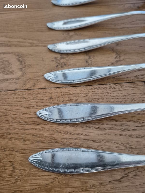 2 FOURCHETTES ET 2 Cuillères à Soupe Anciennes Christofle Couverts Métal Argenté EUR 36,00 - FR