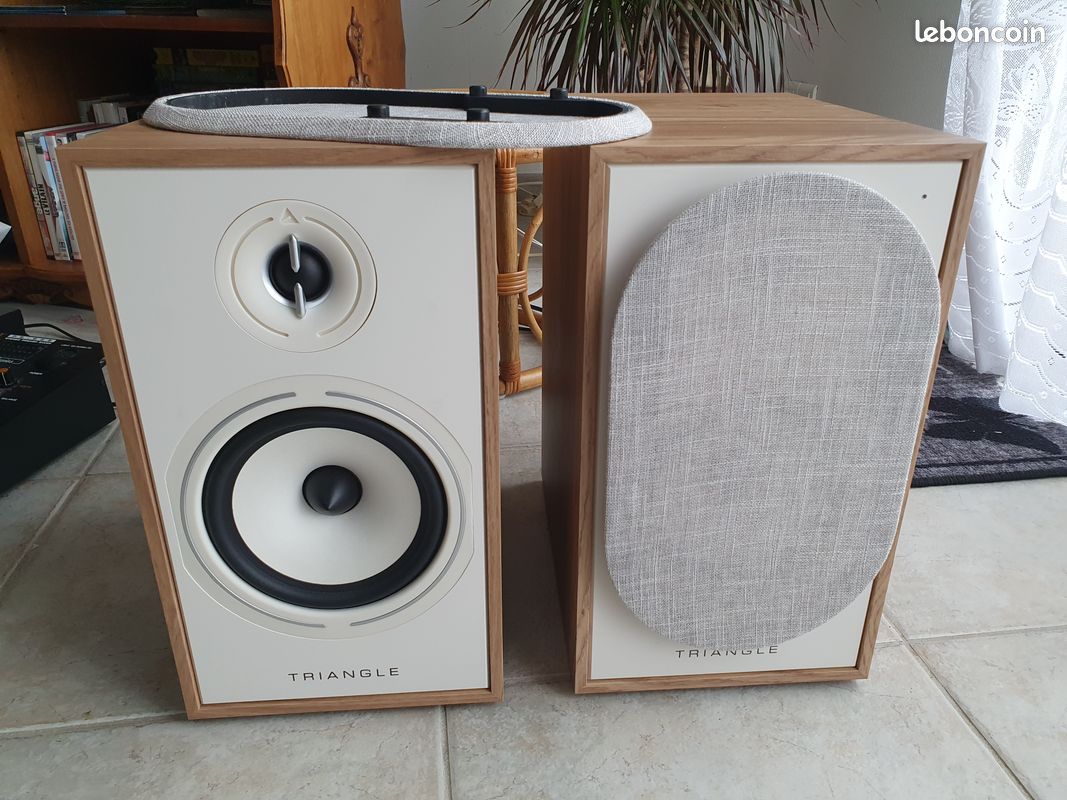 Haut Parleur Triangle Borea Br03 Light Oak Enceintes Triangle