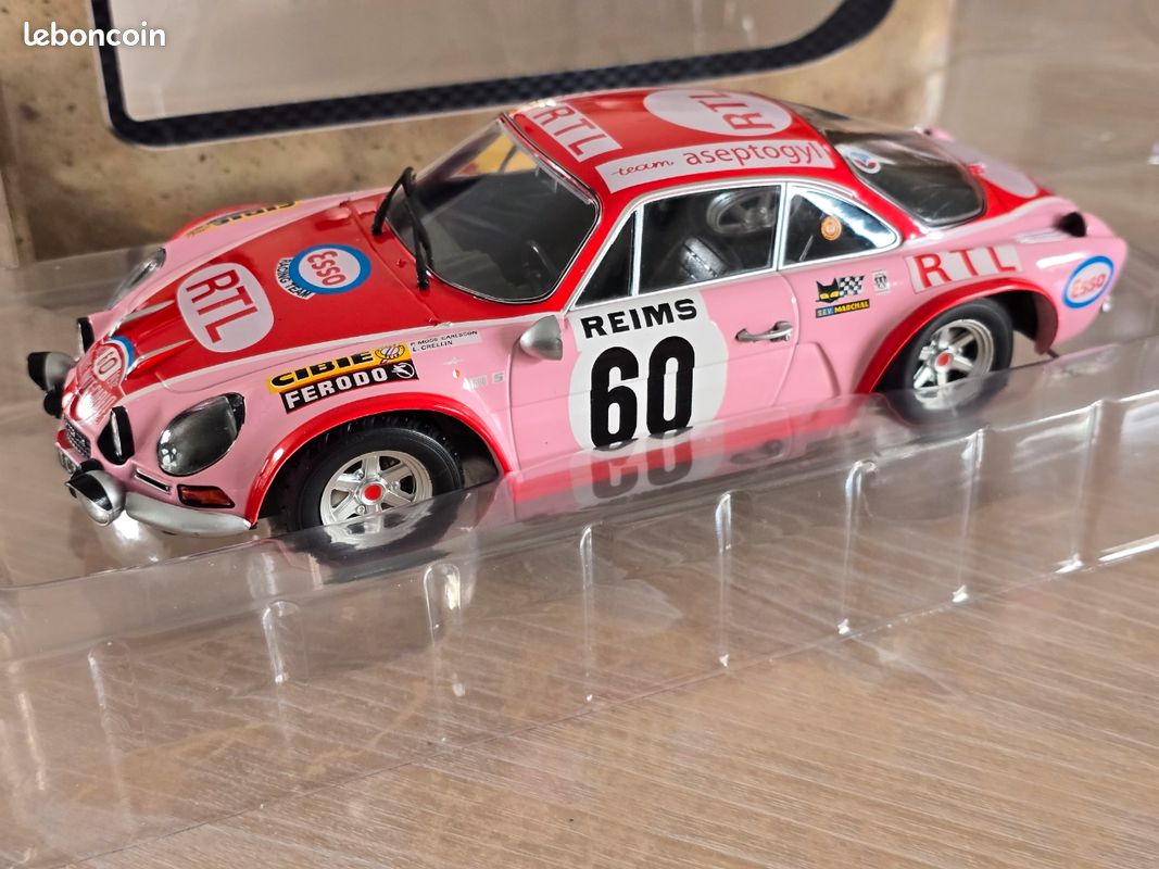 Modèle Réduit Alpine A110 #23 Rallye Monte Carlo 1972 – Échelle 1:18 – Marque Solido – Neuf En Boîte