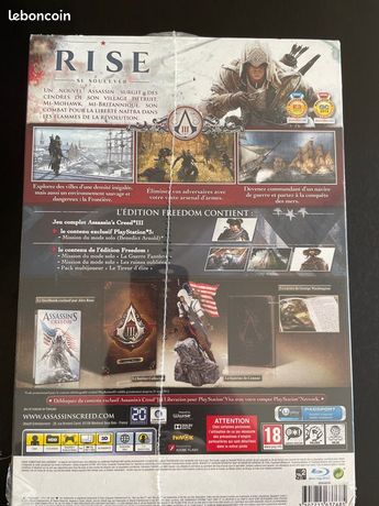 ASSASSIN'S CREED III 3 - Jeu PS3 100% NEUF sous blister en version française EUR 36,99 - FR