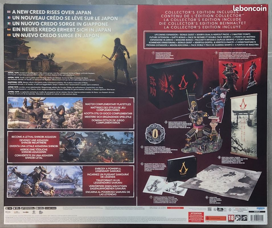 Assassin's Creed Shadows - édition Gold (PS5 Assassin's Creed Shadows - édition Gold (PS5