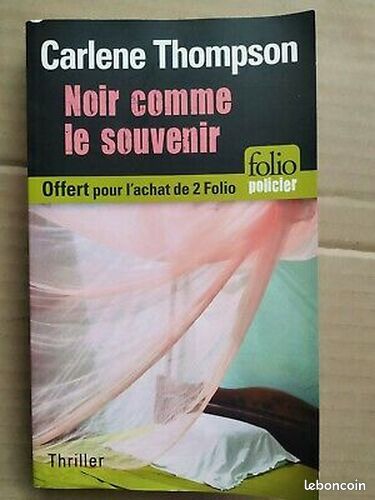[Livre] Noir comme le souvenir - Bon état (image 1)