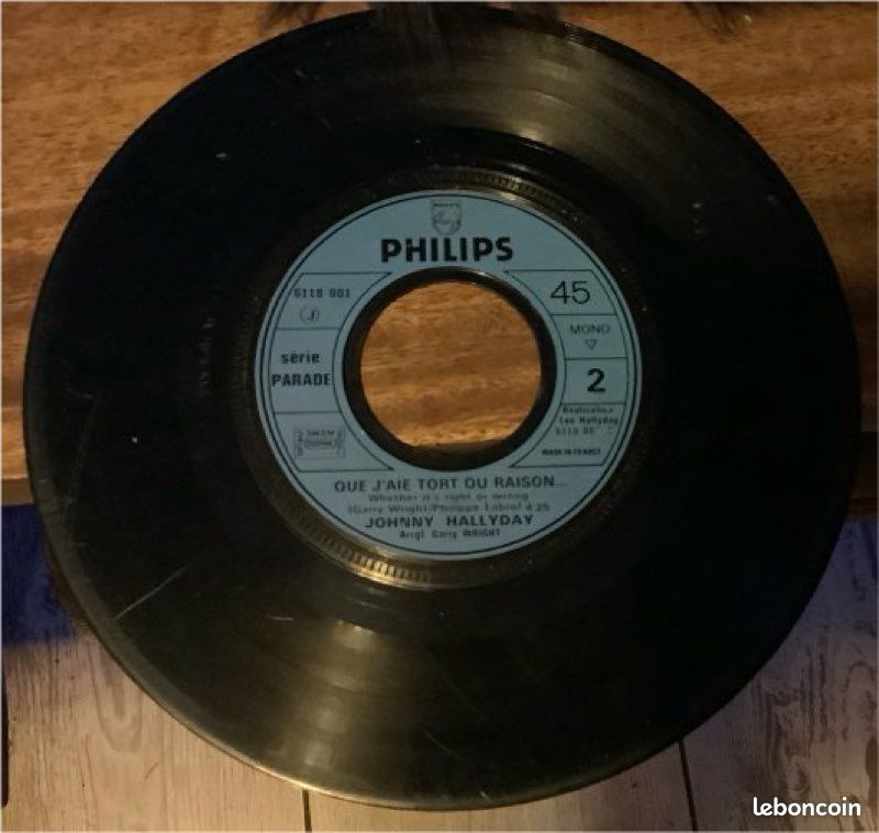 Oh Ma jolie Sarah 45 tours Johnny Hallyday (image 2)