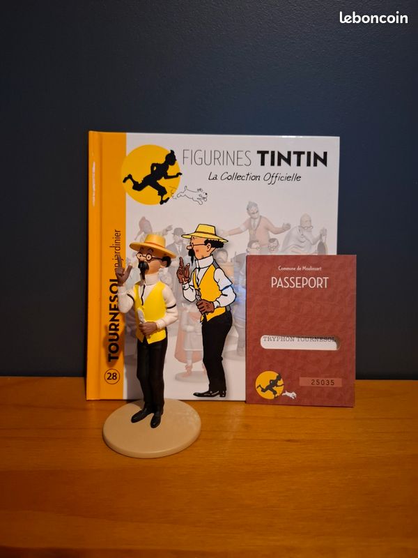 Figurine Tournesol En Jardinier – Tintin – Moulinsart – Collection Officielle (n°28)