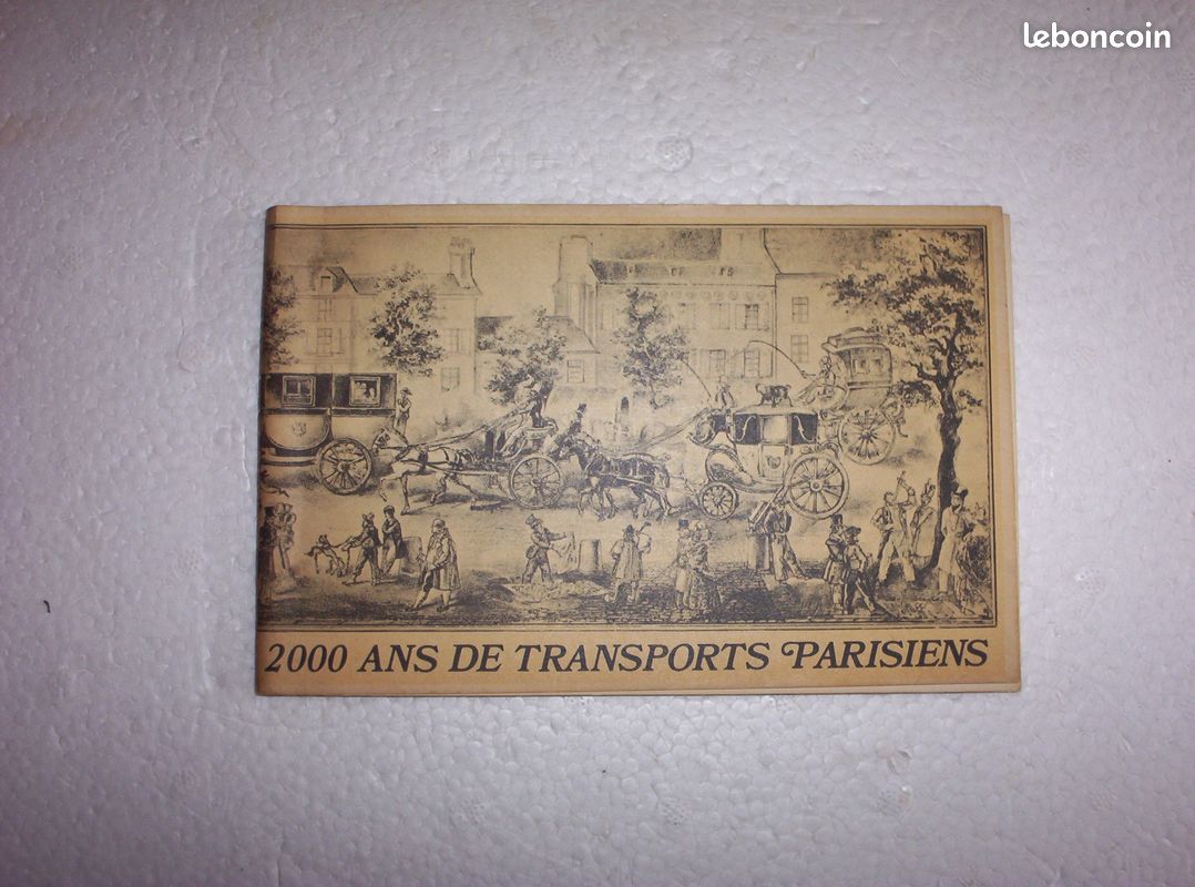 Livret " 2000 Ans de Transports Parisiens -(carré (image 1)
