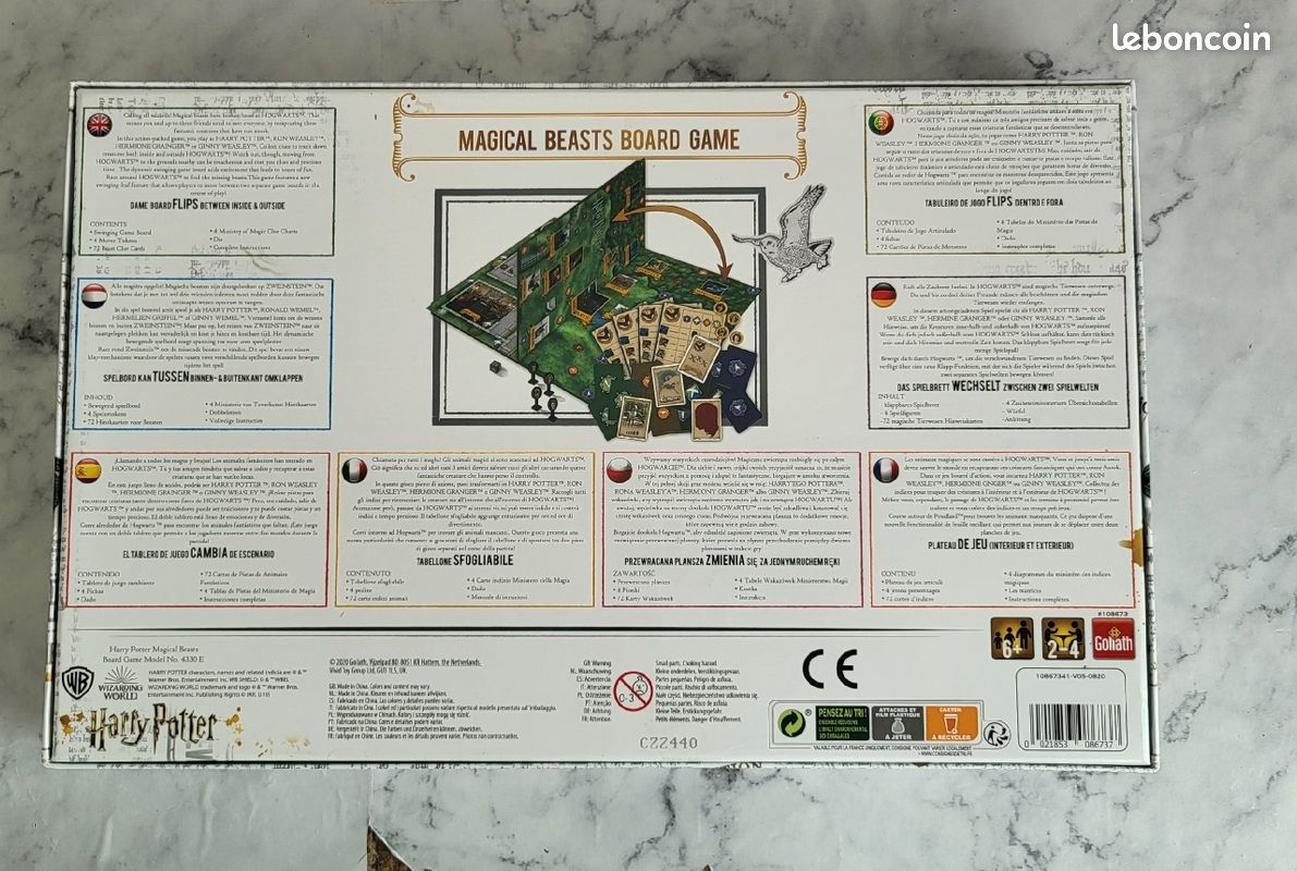 Jeux Harry Potter Magical Beasts Board game (image 2)