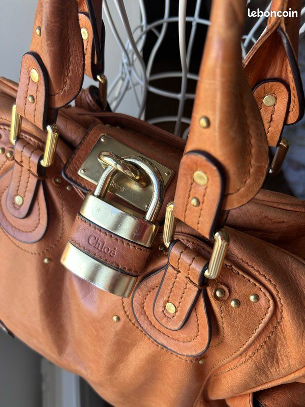 Sac à main Chloé en cuir camel (image 4)