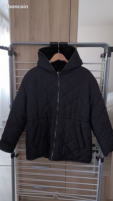 Veste Parka Femme LA FEE MARABOUTEE Taille 40 Noire - Style Marin - Neuf Avec étiquettes
