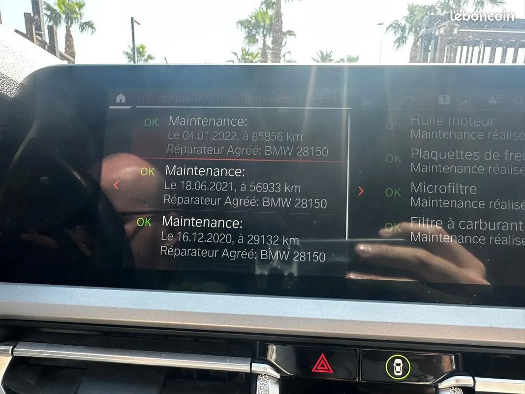 BMW Série 3 Touring 320D Xdrive 190ch Lounge - 2020 - CarPlay - Boîte auto (image 25)