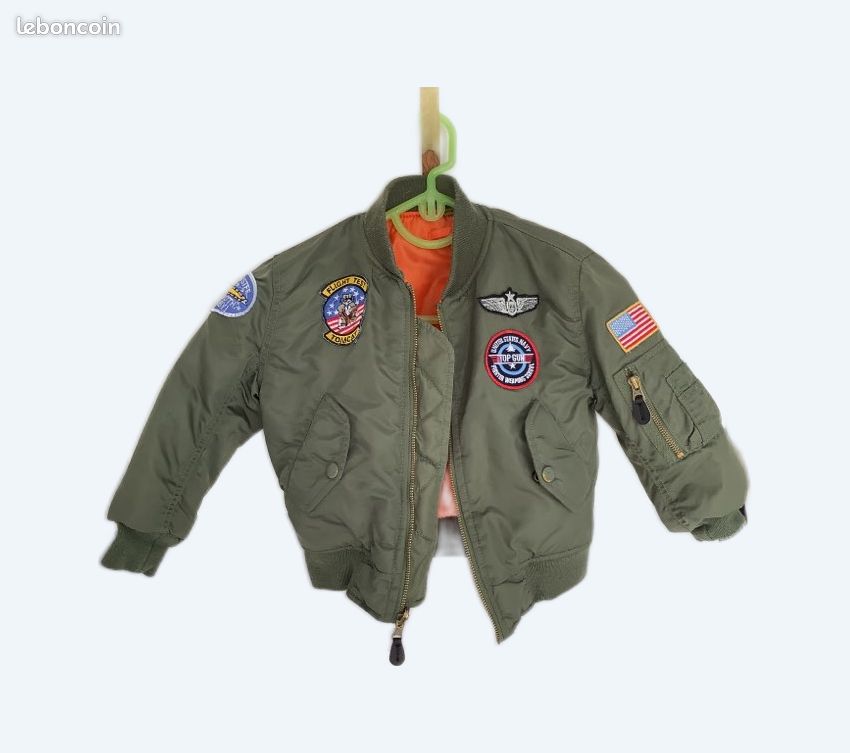 Blouson top gun enfant Vêtements