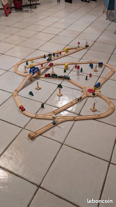 Ensemble petit train en bois (image 5)