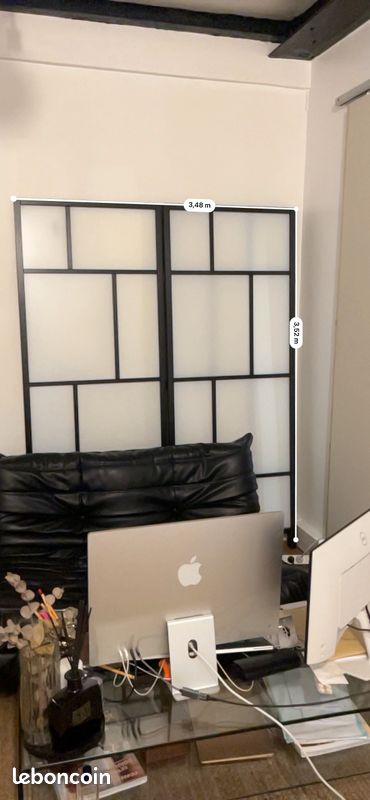 Séparateur de pièce style verrière atelier (image 2)