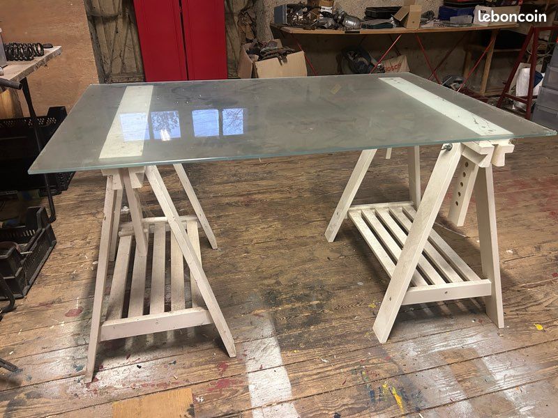 Bureau plateau verre (image 2)