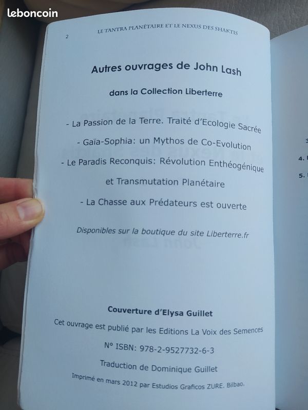 John Lash - Le Tantra planétaire et le Nexus des Shaktis - collection Liberterre (image 3)