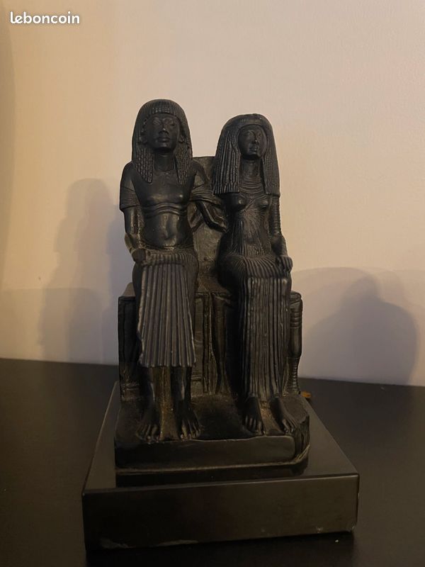 Lot 2 reproductions Égypte pharaon et chat Bastet Louvres (image 2)