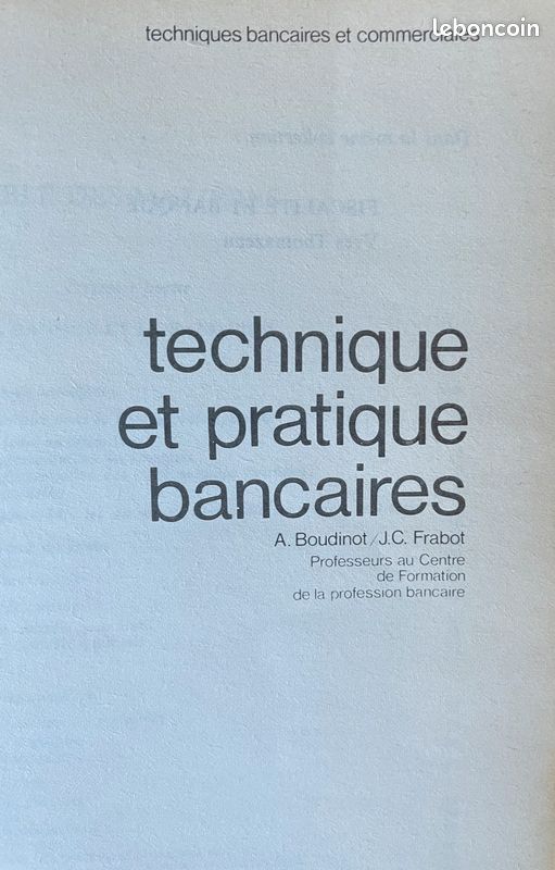 Techniques et pratiques bancaires (image 3)