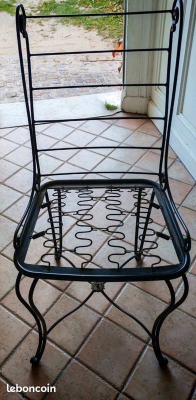 Chaises en fer forgee (image 5)