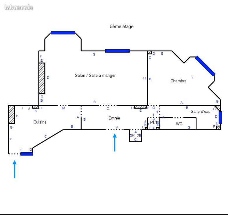 Appartement 2 pièces 63 m² · à Paris · 63 m² · 605 000 €